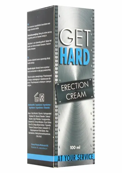 Cobeco Pharma Get Hard krema za erekciju 100 ml, formula za poboljšanje performansi