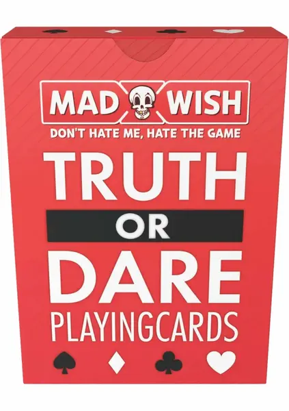 MadWish Playing Cards 24 pcs ENG/DE Party Game Set Display