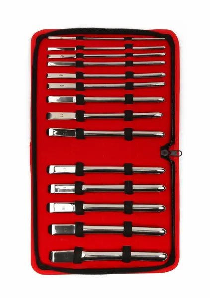 Mr. Steel Single-End Dilator Set 14 pcs Stainless Steel Precision Kit