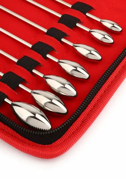 Mr. Steel Rosebud set preciznih uretralnih sondi od nerđajućeg čelika, 13 komada