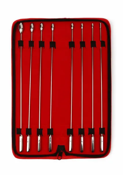 Mr. Steel Rosebud Urethral Sounds Set 8 pcs Stainless Steel Precision