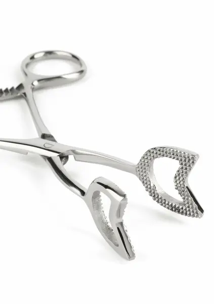 Mr. Steel Cube Tongs V Shape precizni instrument od nerđajućeg čelika