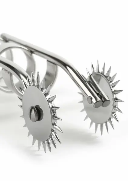 Mr. Steel Double Finger Pinwheel Stainless Steel Sensory Tool