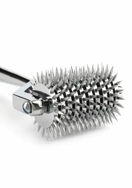 Mr. Steel 10-Reel Stainless Steel Sensory Pinwheel, Ergonomic Handle
