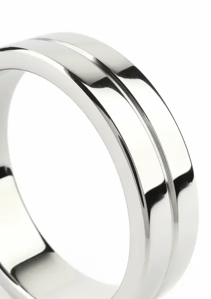 Mr. Steel prsten od nerđajućeg čelika sa jednim žlebom 50mm polirana završnica