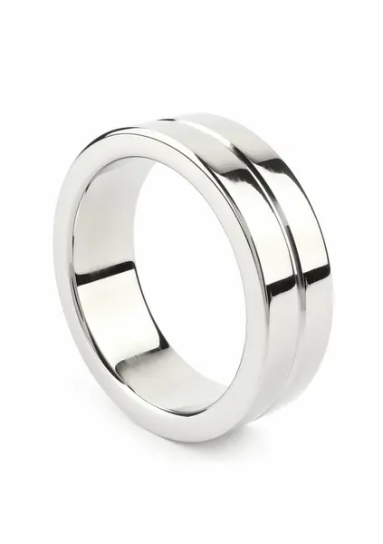 Mr. Steel prsten sa jednim žlebom 40mm od poliranog nerđajućeg čelika