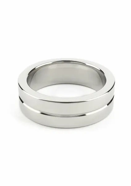 Mr. Steel prsten sa jednim žlebom 40mm od poliranog nerđajućeg čelika