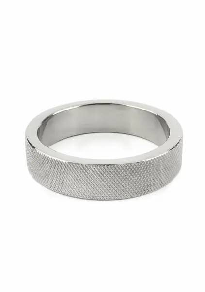Mr. Steel CrissCross C prsten 55mm od nerđajućeg čelika sa teksturom