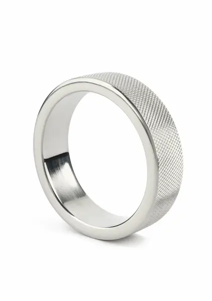Mr. Steel CrissCross C ring 50mm teksturisani prsten od nerđajućeg čelika