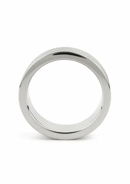Mr. Steel CrissCross C prsten 45mm teksturisani prsten od nerđajućeg čelika