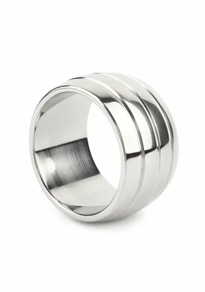 Mr. Steel Oval Barrel prsten 45mm od nerđajućeg čelika sa širokim i udobnim prianjanjem