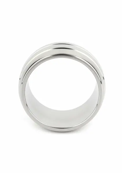 Mr. Steel Oval Barrel prsten 45mm od nerđajućeg čelika sa širokim i udobnim prianjanjem