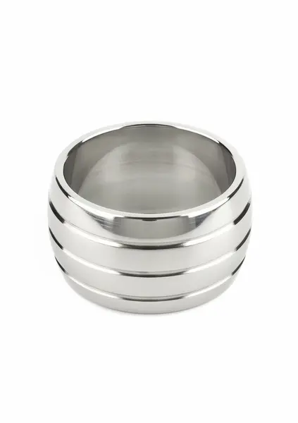 Mr. Steel Oval Barrel prsten 45mm od nerđajućeg čelika sa širokim i udobnim prianjanjem