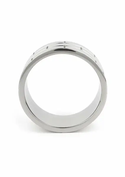Mr. Steel The Wall C prsten 55mm široki prsten od nerđajućeg čelika