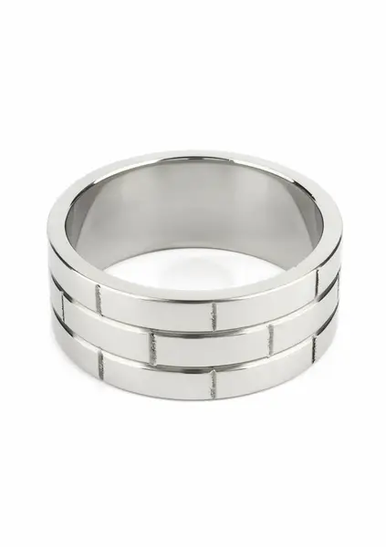 Mr. Steel The Wall C prsten 55mm široki prsten od nerđajućeg čelika