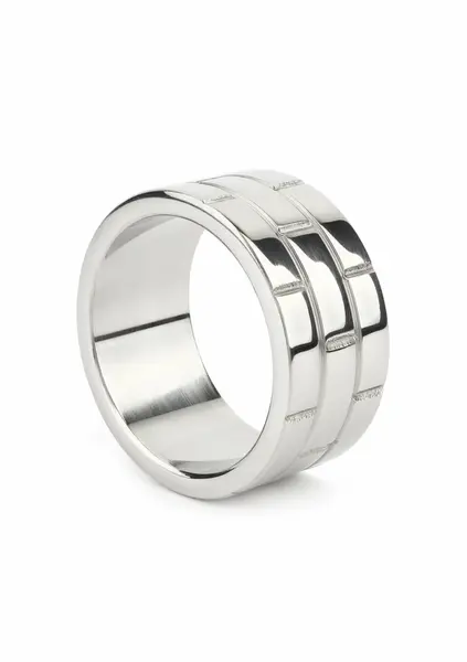 Mr. Steel The Wall C-ring 45mm prsten od nerđajućeg čelika sa širokom trakom
