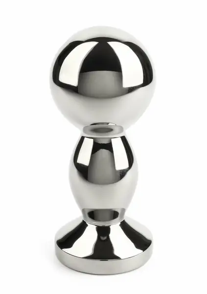 Mr. Steel Bubble Trouble srednji analni čep od nerđajućeg čelika sa kuglicama