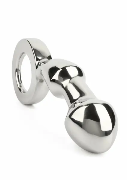 Mr. Steel Drang Fun Plug ergonomski čelični analni čep sa prstenom 8713221838506