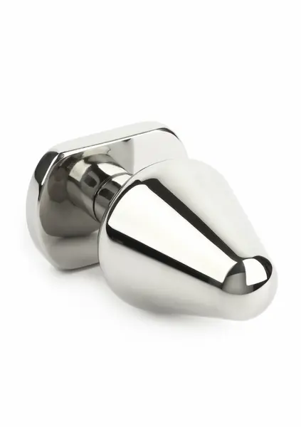 Mr. Steel Heavy Steel Plug Small, anatomski konusni čep od nerđajućeg čelika kompaktne veličine
