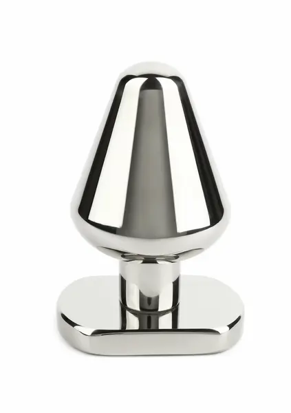Mr. Steel Heavy Steel Plug Small, anatomski konusni čep od nerđajućeg čelika kompaktne veličine