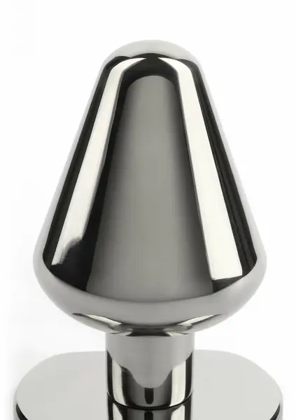 Mr. Steel Heavy Steel Plug Small, anatomski konusni čep od nerđajućeg čelika kompaktne veličine