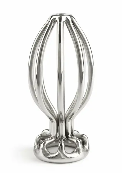 Mr. Steel Round Wire Plug Small metalni analni čep sa otvorenim dizajnom od nerđajućeg čelika