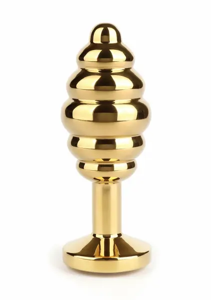 Mr. Steel Twister veliki spiralni analni čep od nerđajućeg čelika sa ukrasnim kristalom na bazi