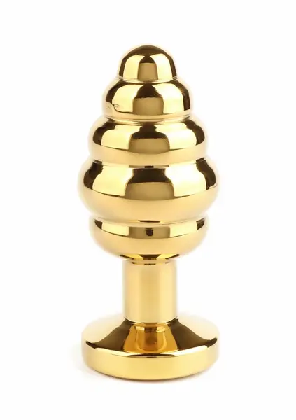 Mr. Steel Twister Small spiralni analni čep od nerđajućeg čelika sa kristalom na bazi