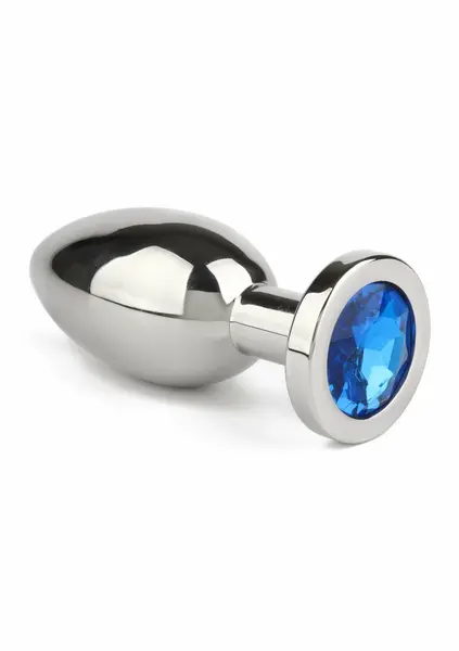Mr. Steel Jeweled Plug Large, analni čep od nerđajućeg čelika sa ukrasnim kristalom