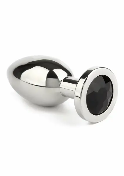 Mr. Steel Jeweled Plug Large analni čep od nerđajućeg čelika sa ukrasnim kamenom