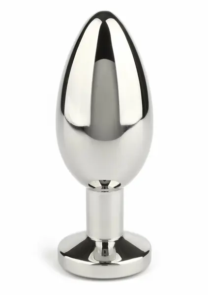 Mr. Steel Jeweled Plug Large analni čep od nerđajućeg čelika sa ukrasnim kamenom