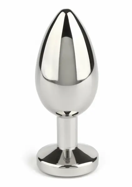 Mr. Steel Jeweled Plug Medium analni čep od nerđajućeg čelika sa ukrasnim kamenom