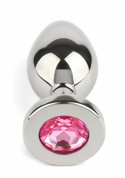 Mr. Steel Jeweled Plug Medium analni čep od nerđajućeg čelika sa ukrasnim kamenom