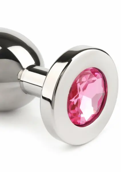 Mr. Steel Jeweled Plug Medium analni čep od nerđajućeg čelika sa ukrasnim kamenom