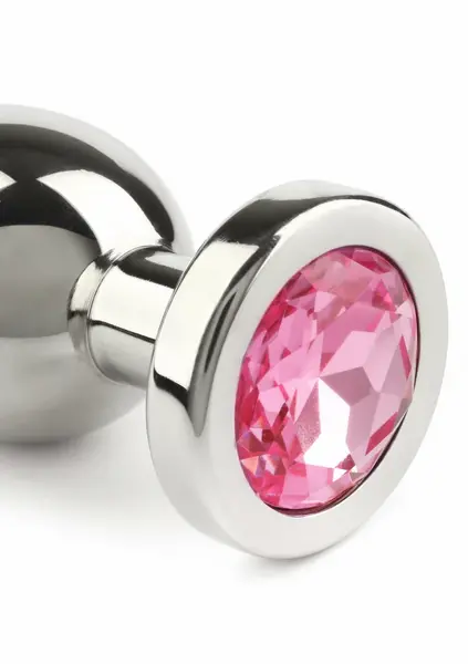 Mr. Steel Jeweled Plug Small metalni analni čep sa ukrasnim kristalom