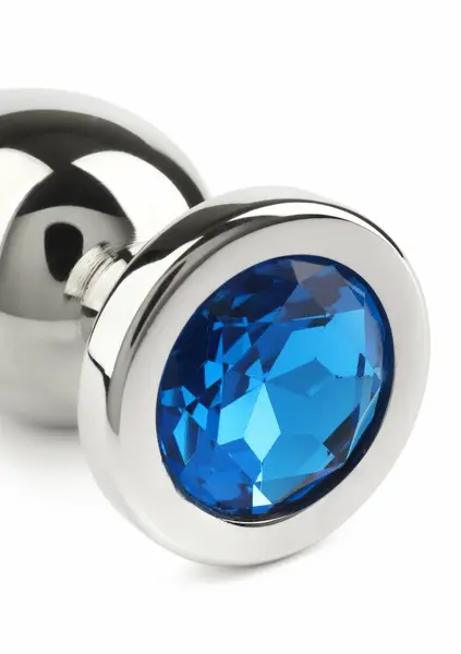 Mr. Steel Jeweled mali analni čep od nerđajućeg čelika sa kristalom na bazi