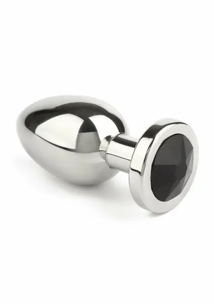 Mr. Steel Jeweled Plug Small elegantni čep od medicinskog čelika sa kristalom na bazi