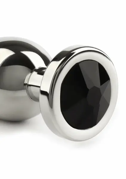 Mr. Steel Jeweled Plug Small elegantni čep od medicinskog čelika sa kristalom na bazi