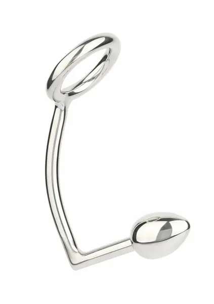Mr. Steel Ass Hitch analno jaje 30 mm sa prstenom od nerđajućeg čelika 40 mm