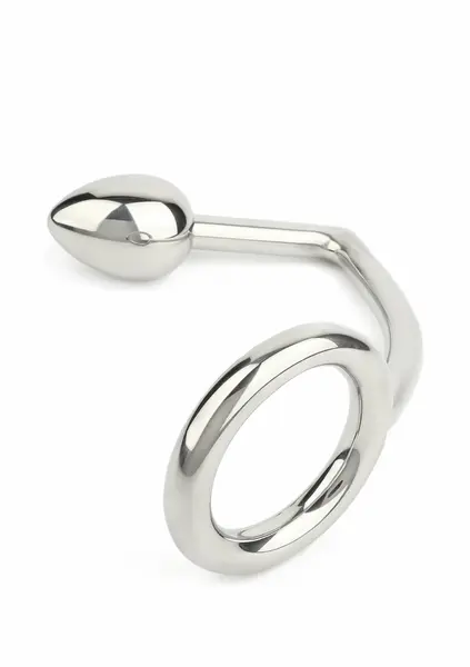 Mr. Steel Ass Hitch analno jaje 30 mm sa prstenom od nerđajućeg čelika 40 mm