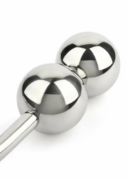 Mr. Steel Anal Hook Double Balls 40+40mm Stainless Steel System
