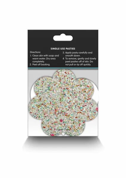 NS Novelties Pretty Pasties Heart & Flower 2 para nalepnice za bradavice