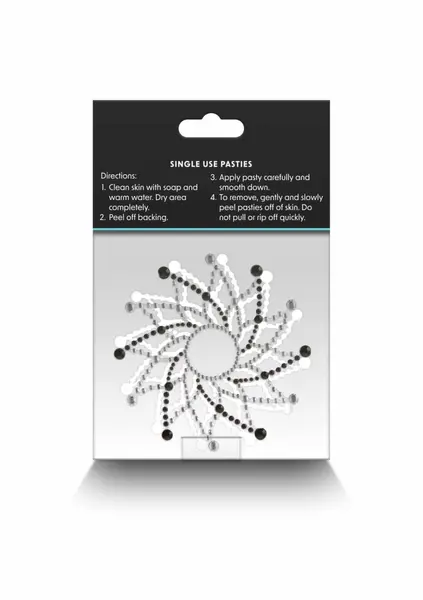 NS Novelties Pasties Charm I, dekorativne samolepljive nalepnice za bradavice u obliku srca
