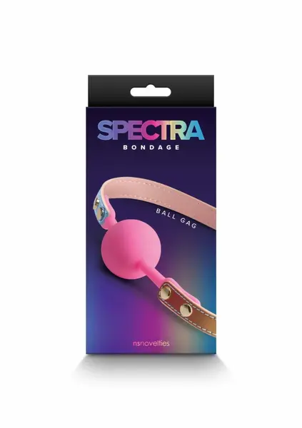 Spectra Bondage geg sa lopticom sa podesivim kaišem, jarkom bojom i sigurnim prijanjanjem