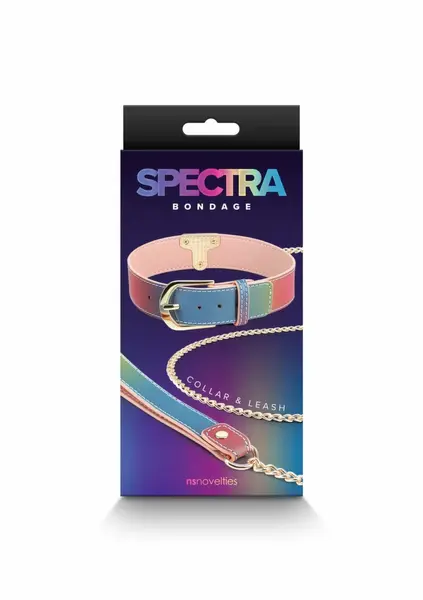 Spectra Bondage komplet ogrlice i povoca u jarkim bojama sa podesivom veličinom