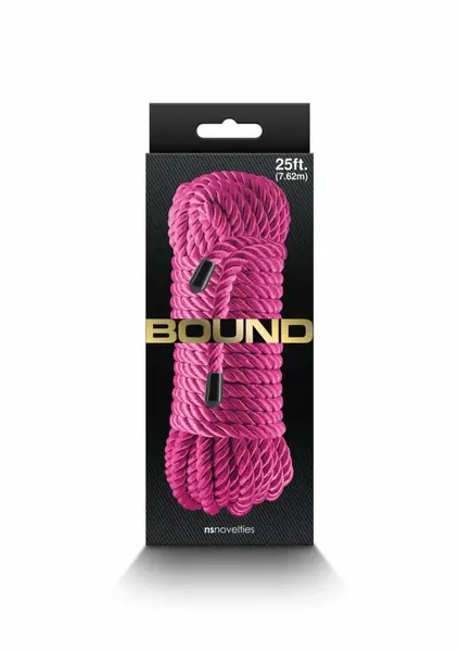 Bound Rope Red, mekani konopac za bondage, 10 m, materijal koji ne iritira kožu