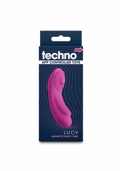 Techno Lucy magnetni silikonski vibrator za gaćice sa aplikacijom i 10 modova