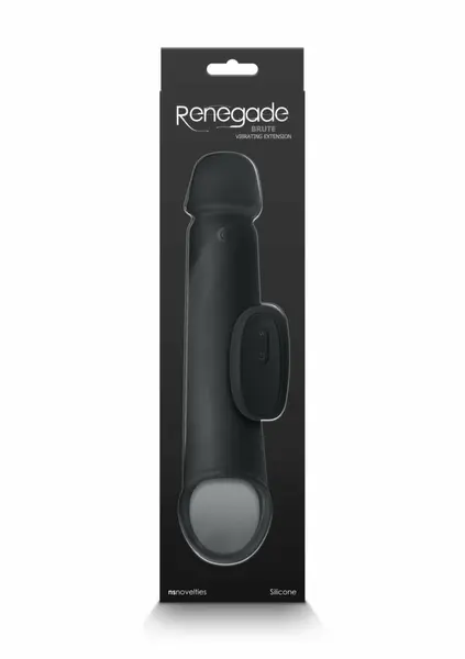 Renegade Brute Extension Silicone Intimate Device with Vibrating Tip