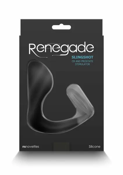 Renegade Slingshot Dual-Layer Silicone Wearable Ring & Plug Black