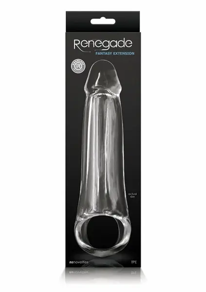 Renegade Fantasy Extension L Transparent Anatomical Sleeve